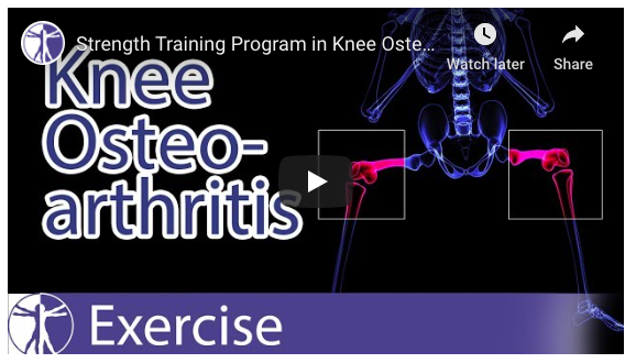 Strength Training Program in Knee Osteoarthritis Rehabilitation